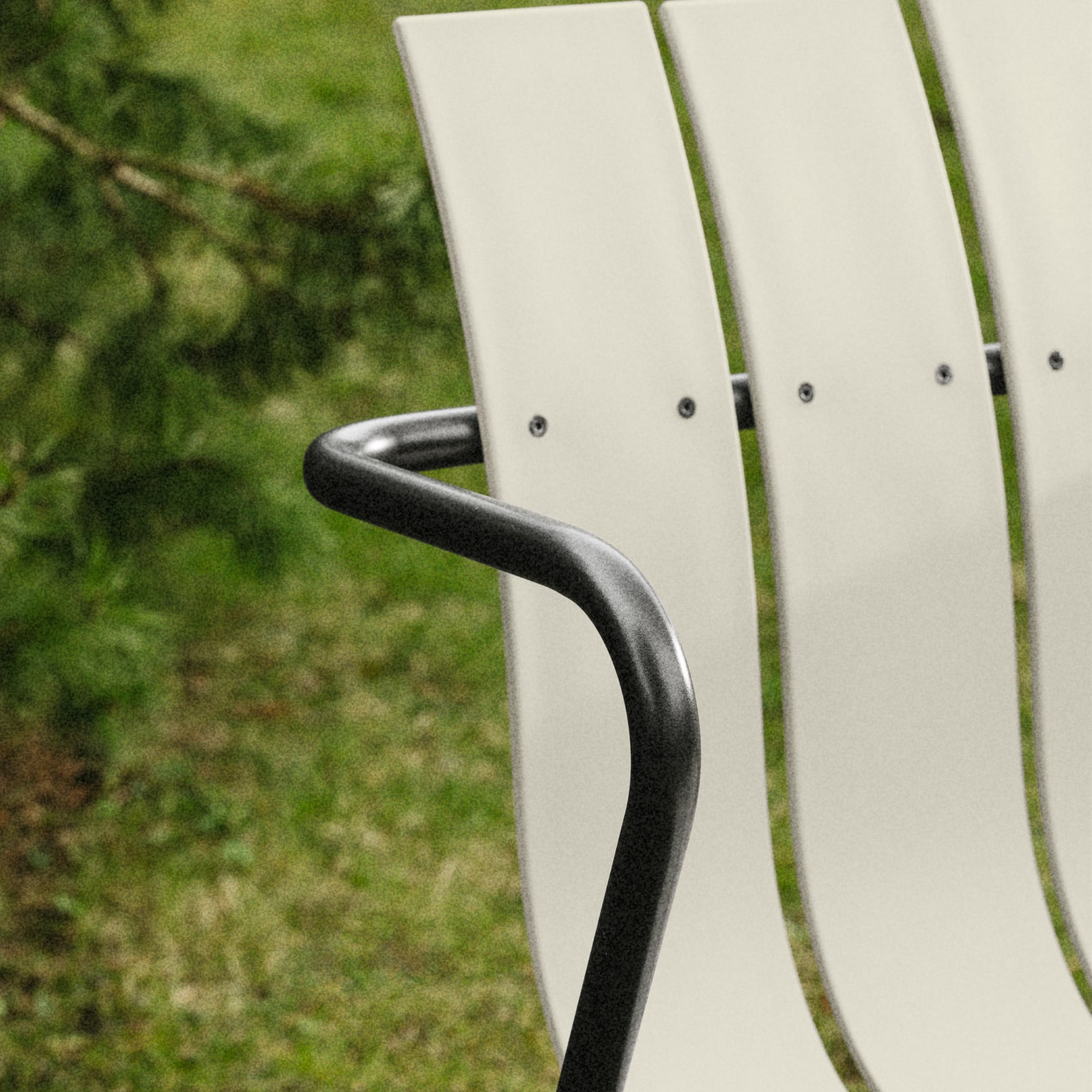 Chaise OCEAN, couleur sable, plastique, hauteur 81 cm - Mater