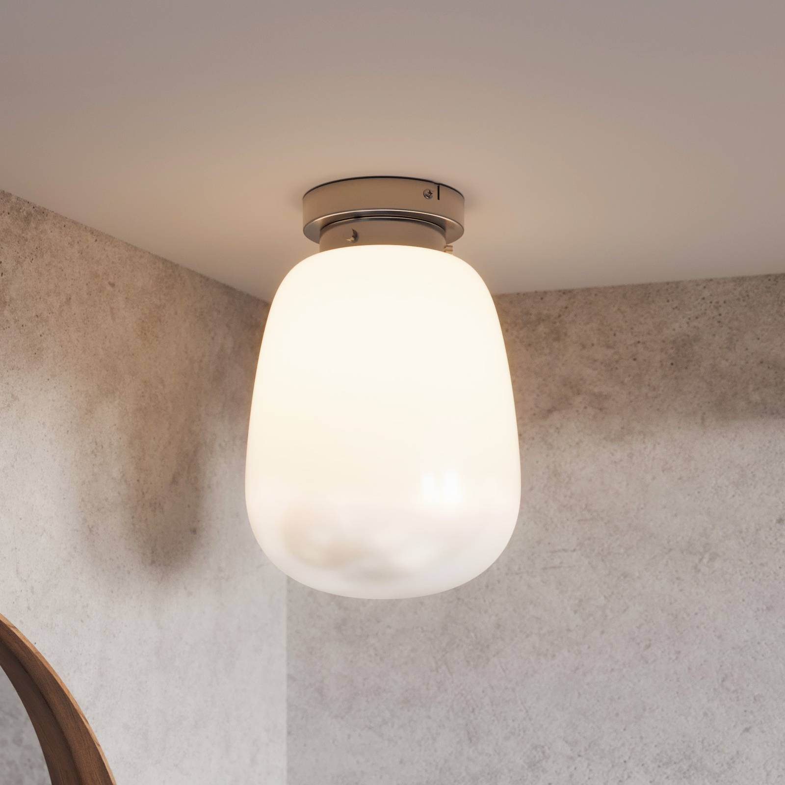Lucande Tessi szklana lampa sufitowa