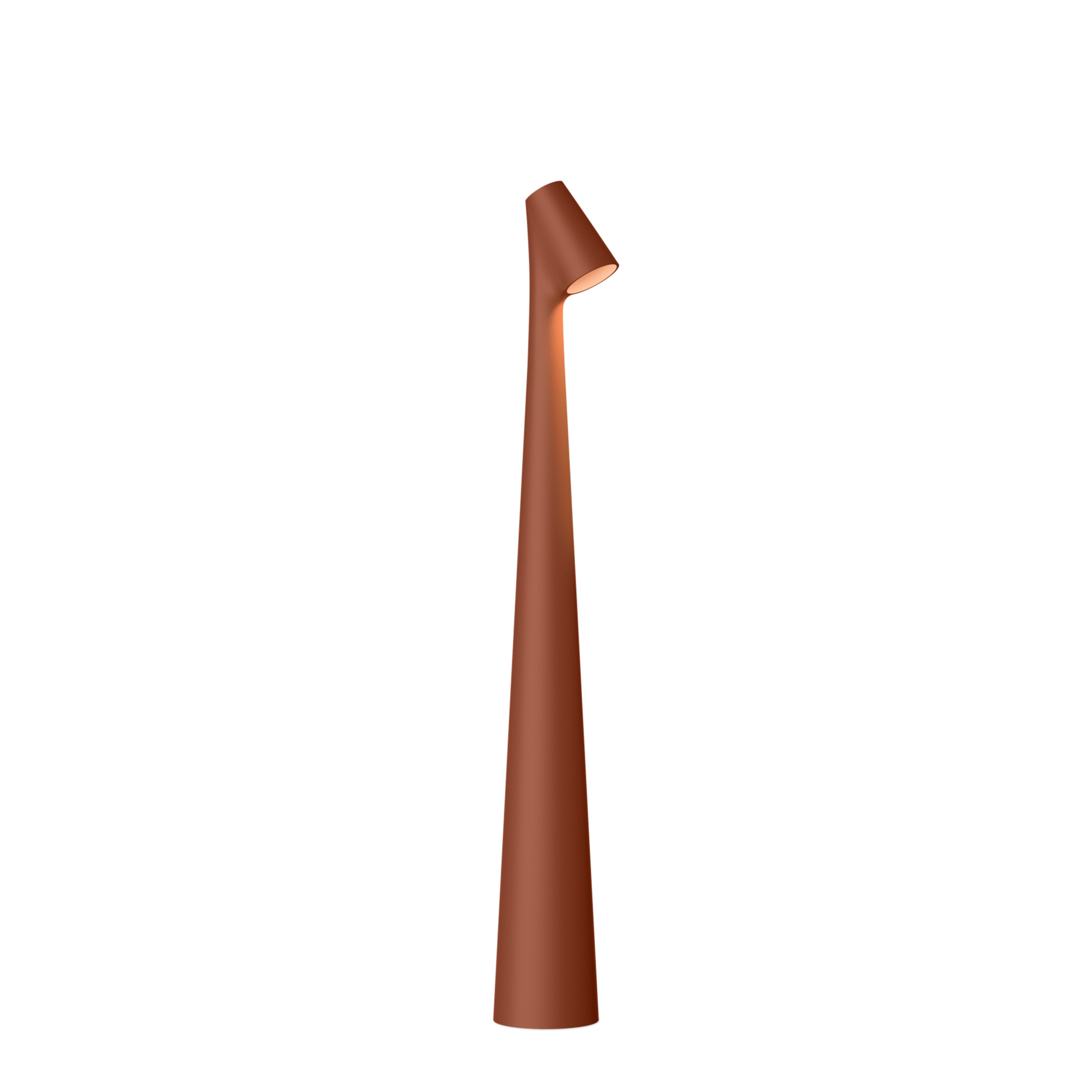 Africa Portable, terre cuite, hauteur 40 cm, LED, batterie rechargeable - Vibia