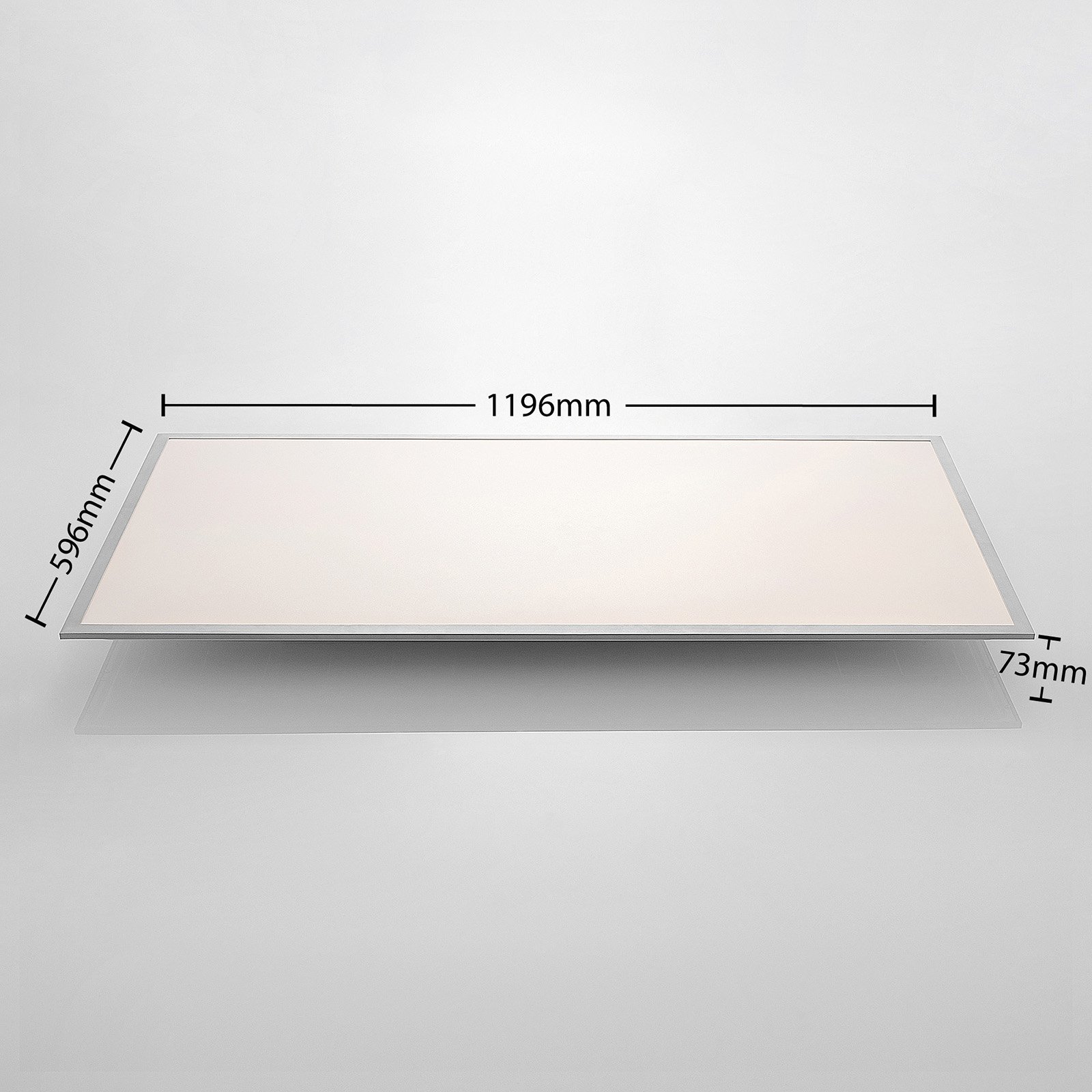 Lindby LED-Panel Stenley, CCT, 120 cm x 60 cm, dimmbar