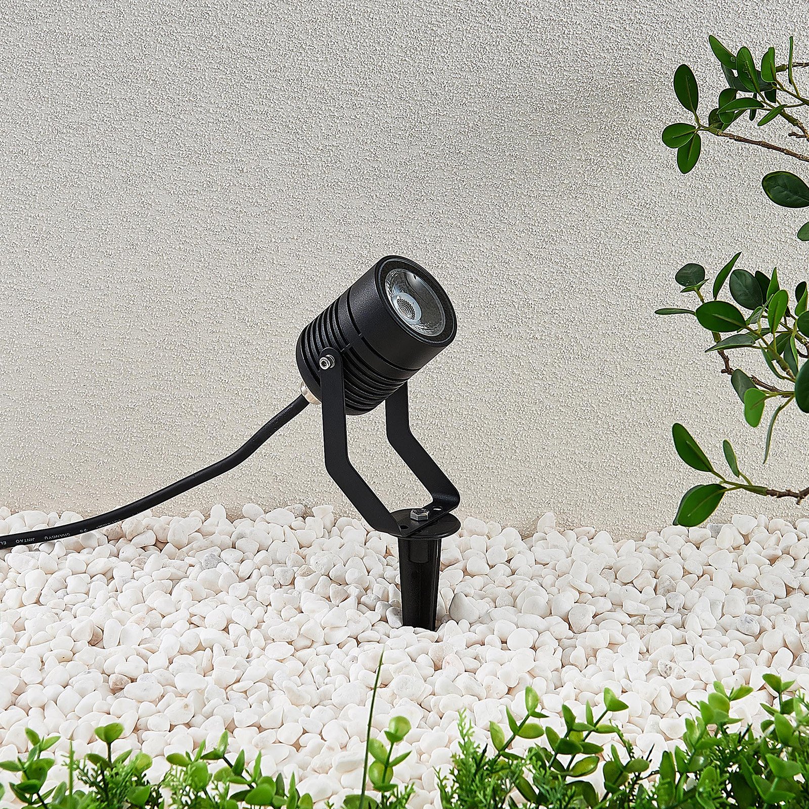 Maris LED Spot d'Extérieur w/Spike IP65 Black - Lindby