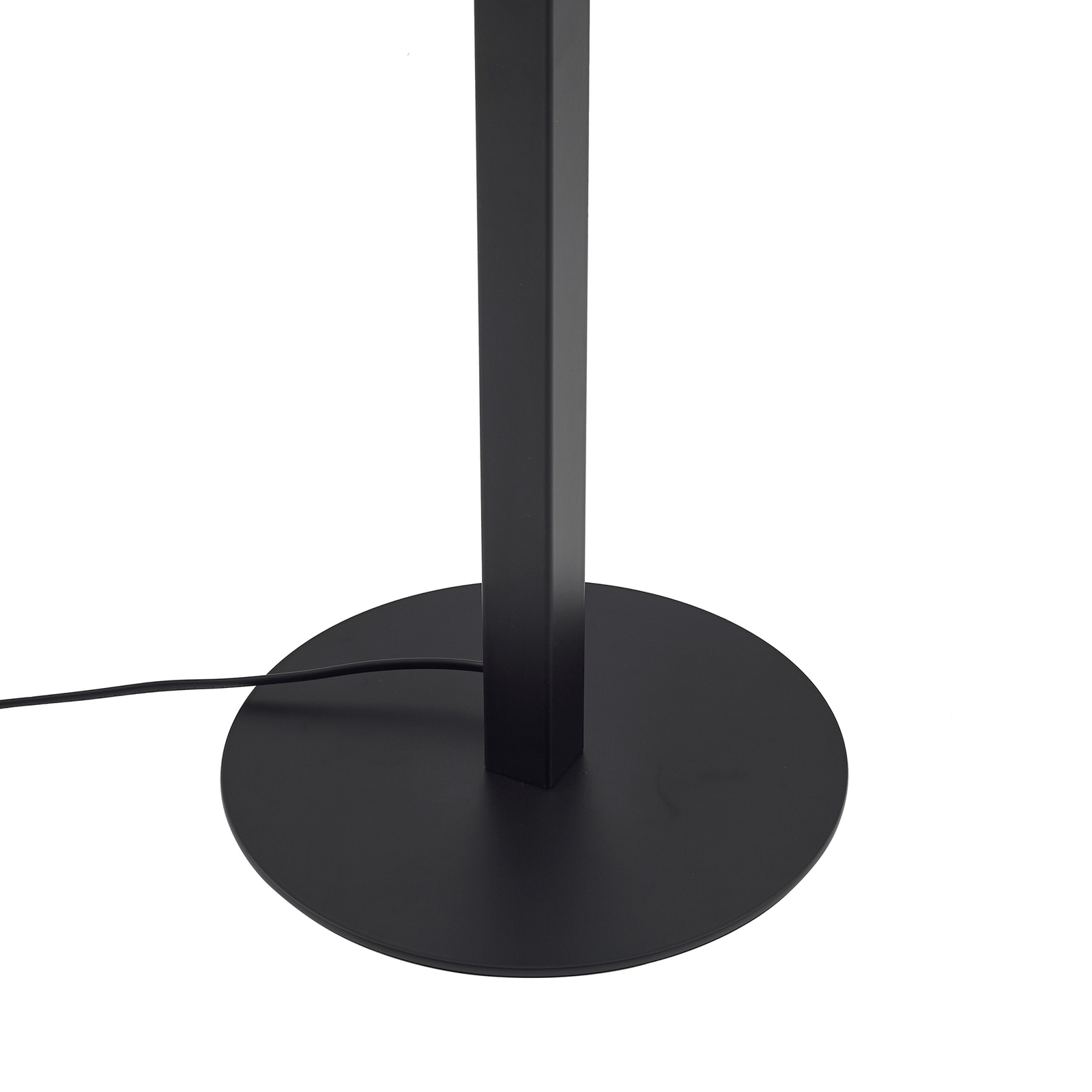 Lucande LED floor lamp Ilian, black, metal, CCT, dimmable