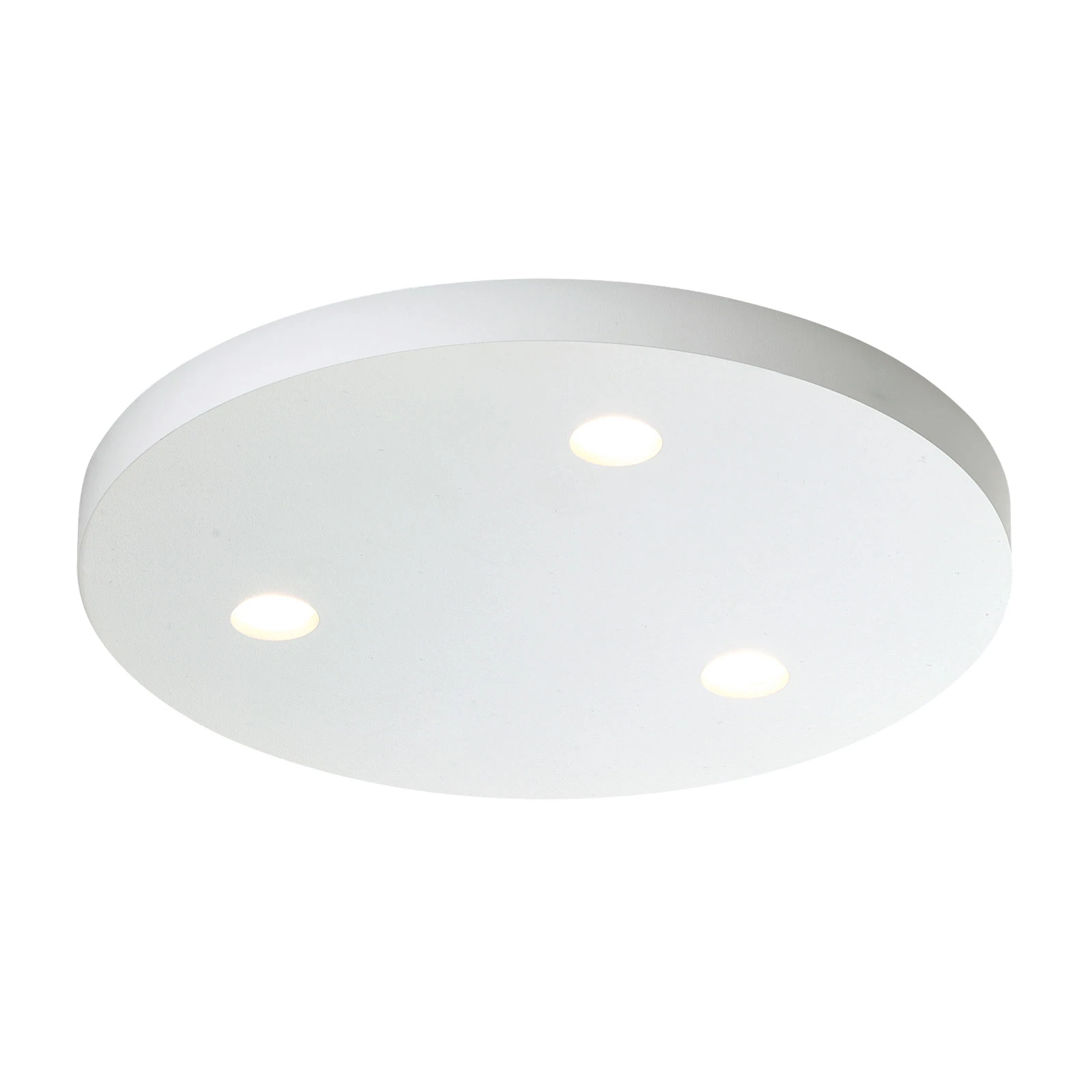 Bopp Close LED-Deckenlampe 3-flammig rund weiß