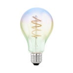 E27 LED bulb 4W A75 2000K filament iridescent dimmable