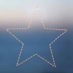 LED dekorációs csillag Liva Star, arany, Ø 70 cm