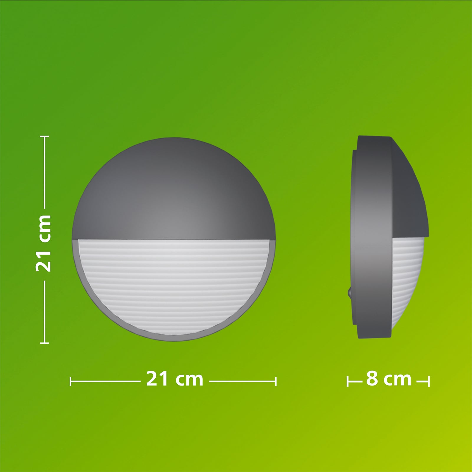 Philips Capricorn UE LED kültéri fali világítás, antracit, IP44