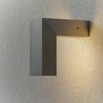 FLOS Adj LED 1 LED outdoor wall lamp, aluminium