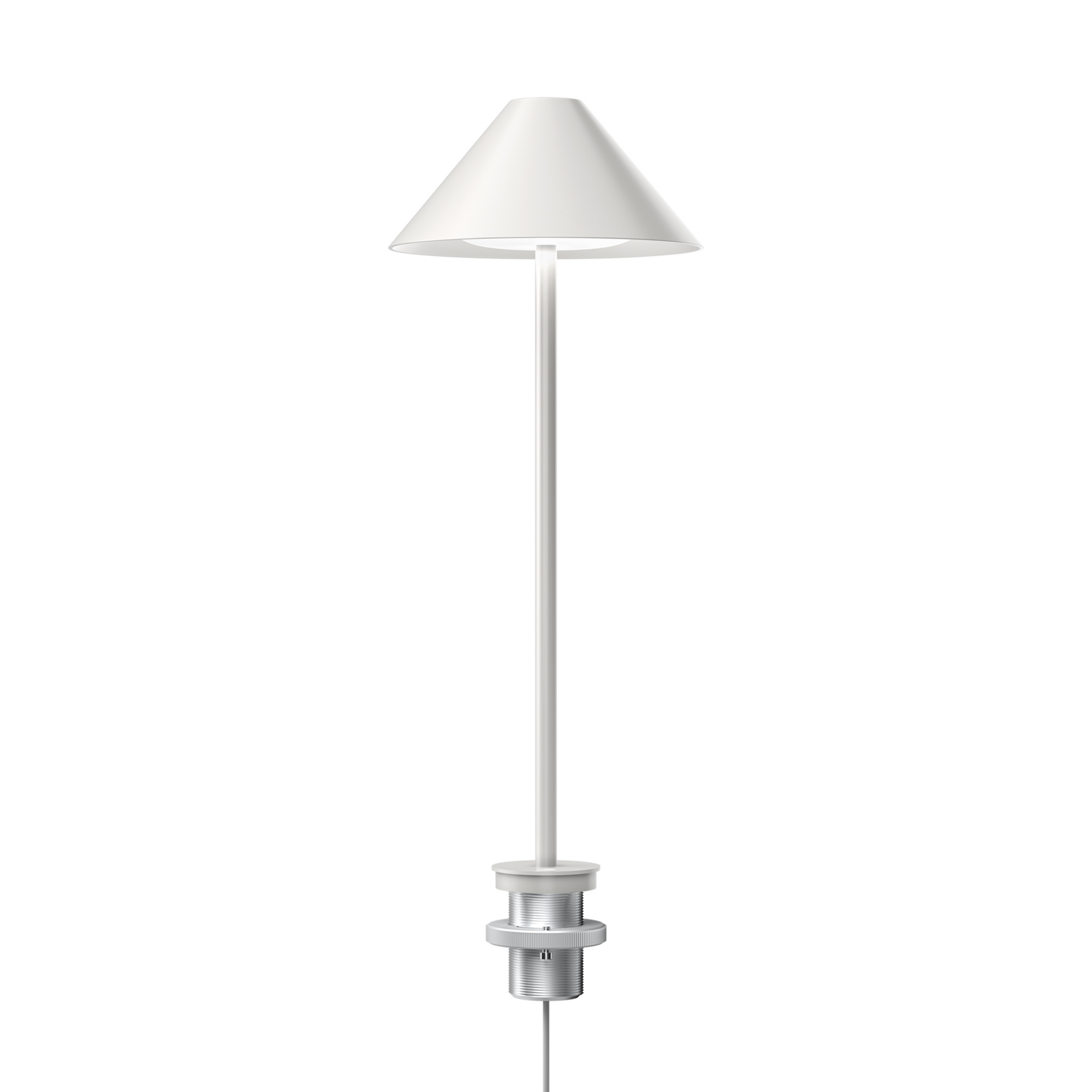 Keglen LED-Tischleuchte, weiß, mit Pin, CCT - Louis Poulsen