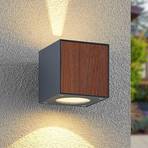 Lucande Cimala LED wandlamp in kubusvorm 11,5 cm