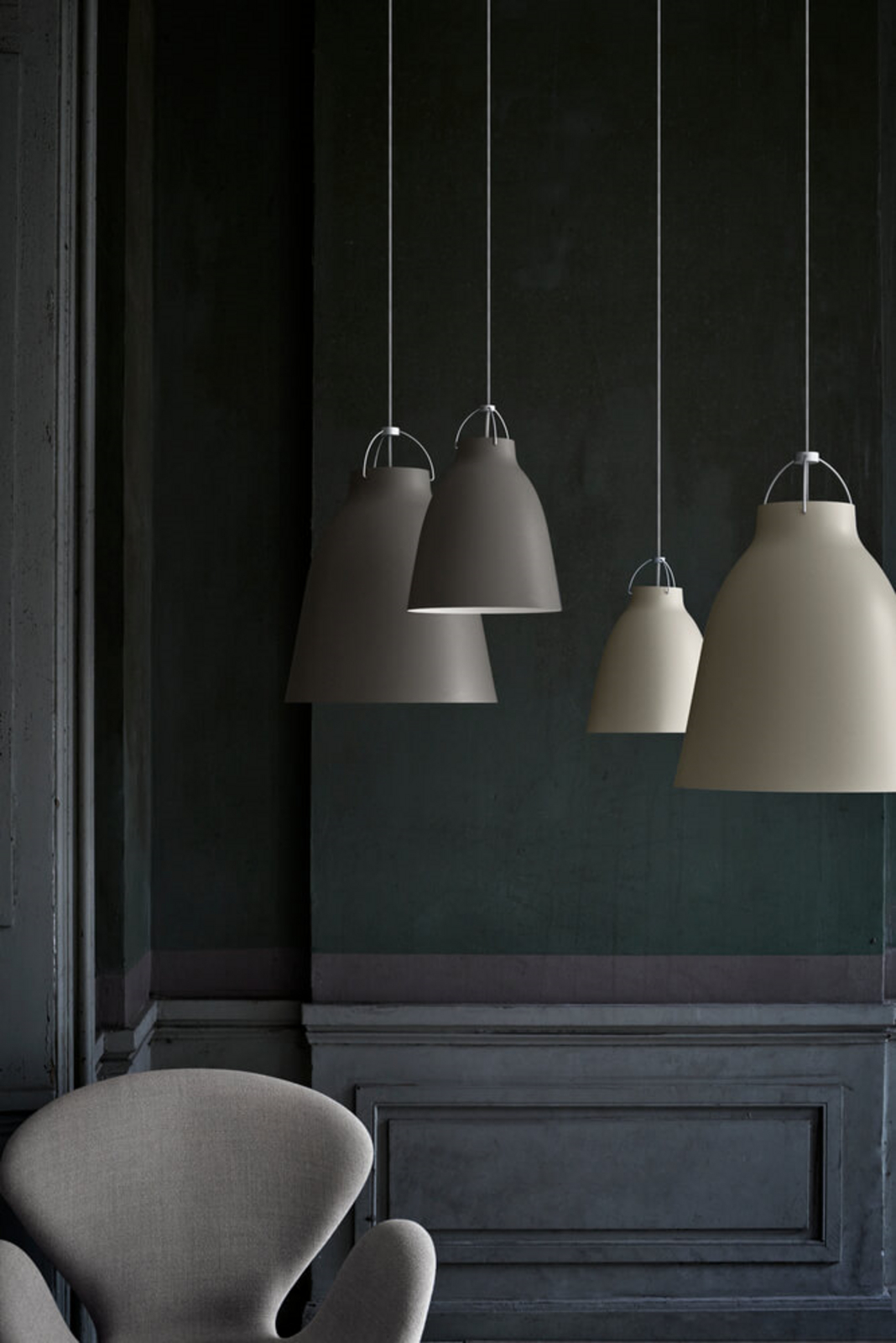 Caravaggio™ P3 Lampada a Sospensione Scuro Blu Oltremare - Fritz Hansen