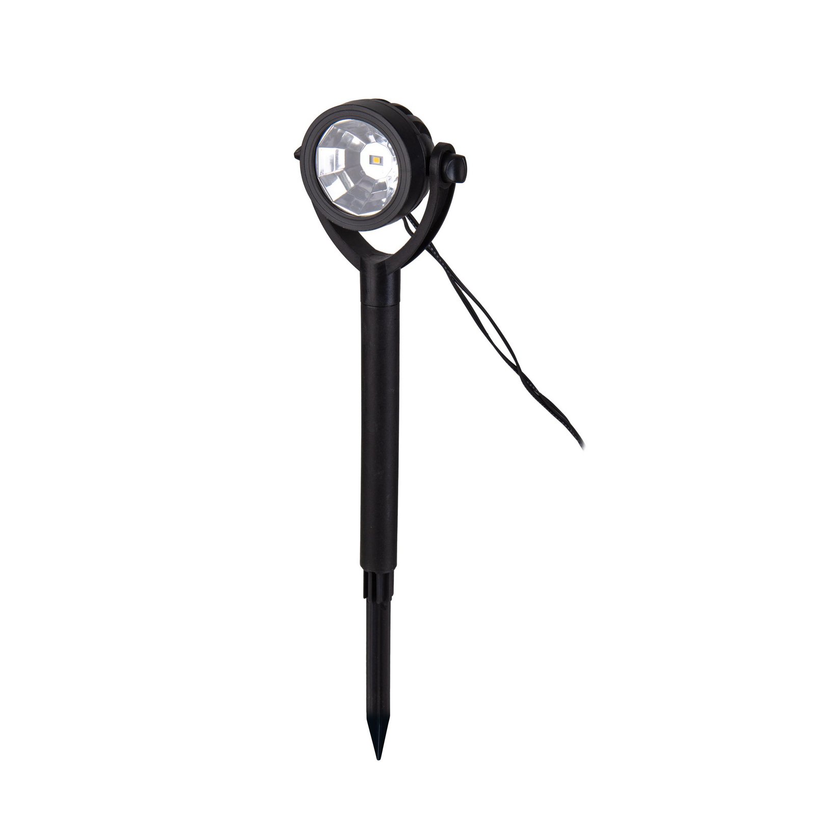 LED-Solar-Erdspießstrahler NOMI, schwarz, 6er-Set, IP44