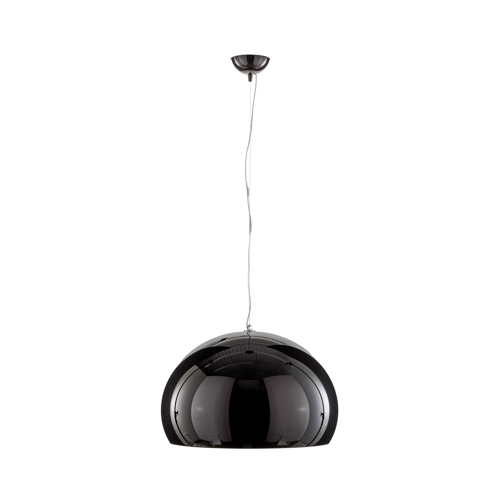 Kartell FL/Y – závěsné LED světlo, lesklá černá
