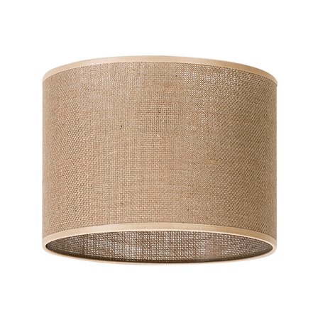 Jute lampeskærm Ø 25 cm, højde 18 cm, beige