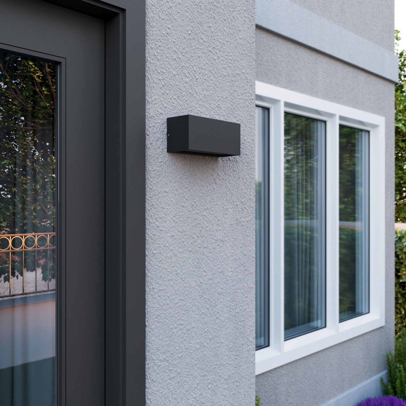 Bente Outdoor Wall Lamp Graphite - Lucande