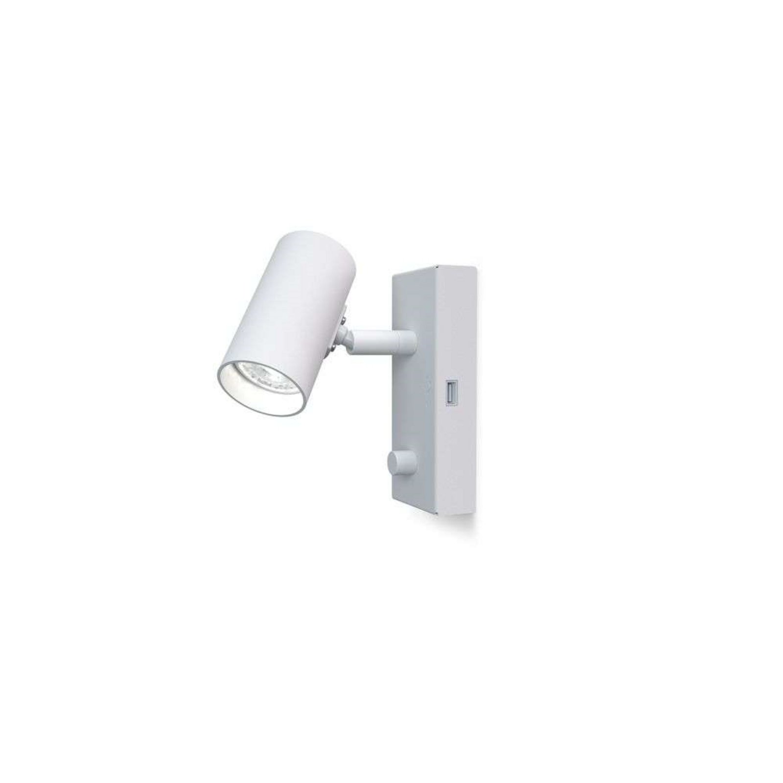 Tyson USB Aplique de Pared Right White - Belid