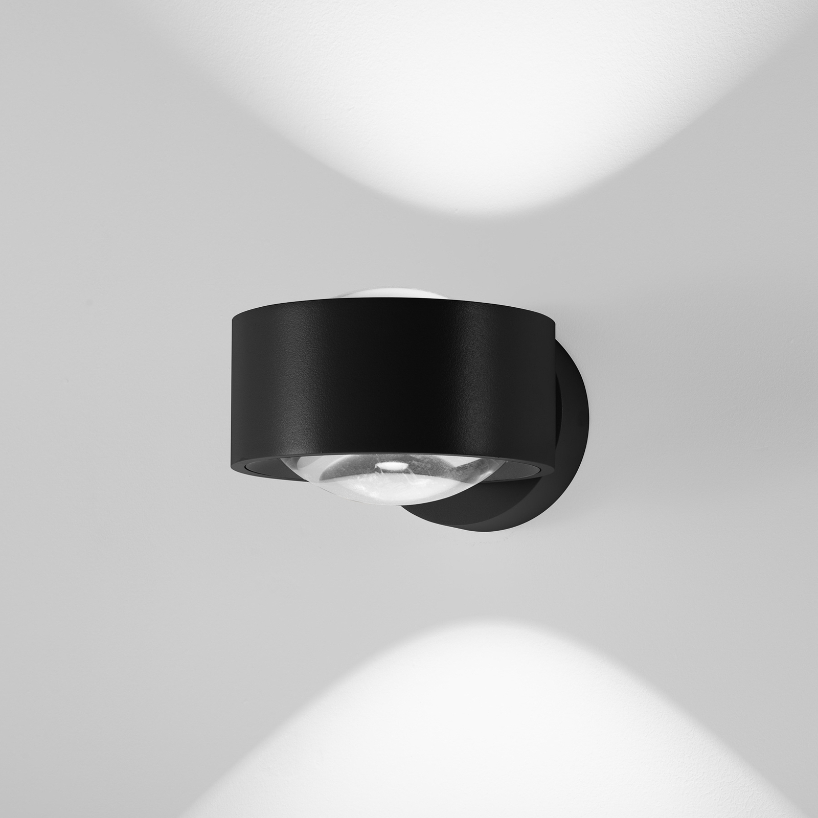 EGG LED wall lamp Clippo Optic black/black DTW up/down