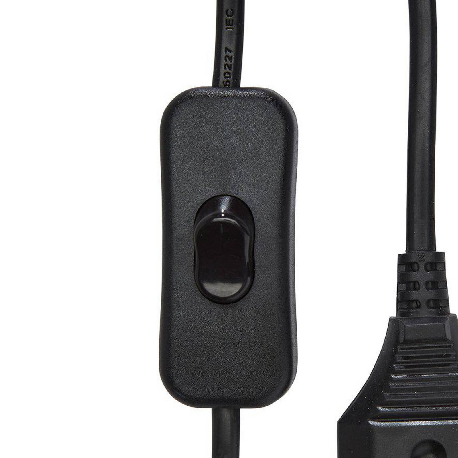 PR Home Lampă suspendată August negru Ø 25 cm sticlă ondulată