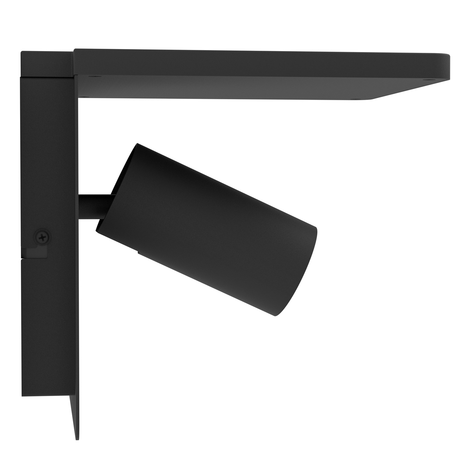 LED-seinäkohdevalo Ciglie musta, QI-lataustoiminto