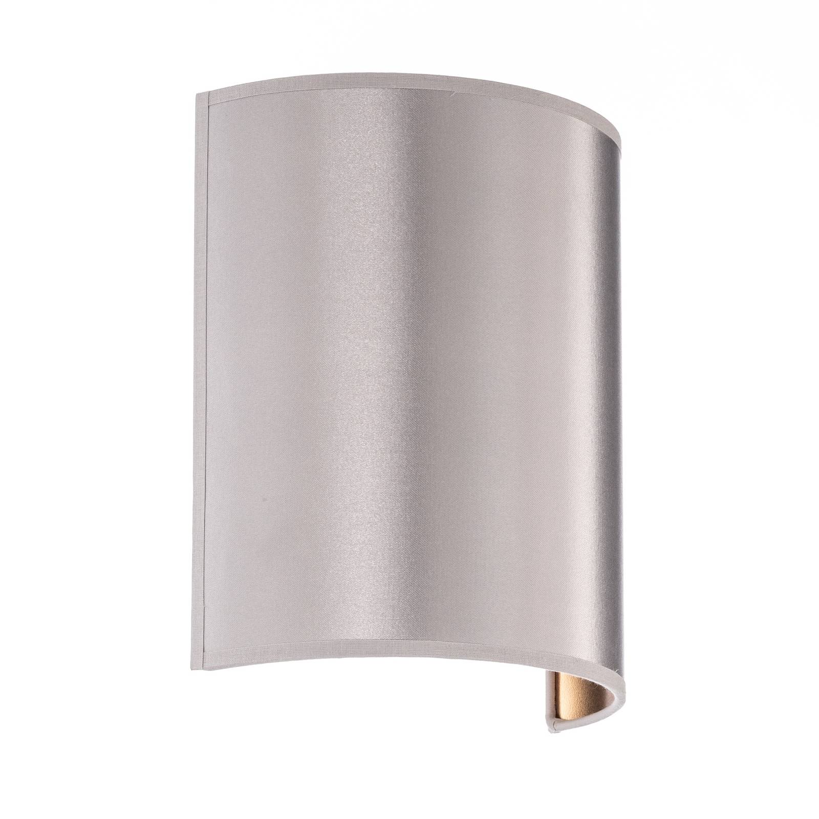 Wandleuchte Satin aus Atlas, silber/gold