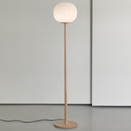 Luceplan Lita Stehleuchte Glasschirm, esche