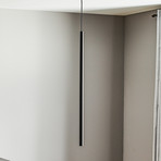 Lampa wisząca Las, 1-punktowa, czarna