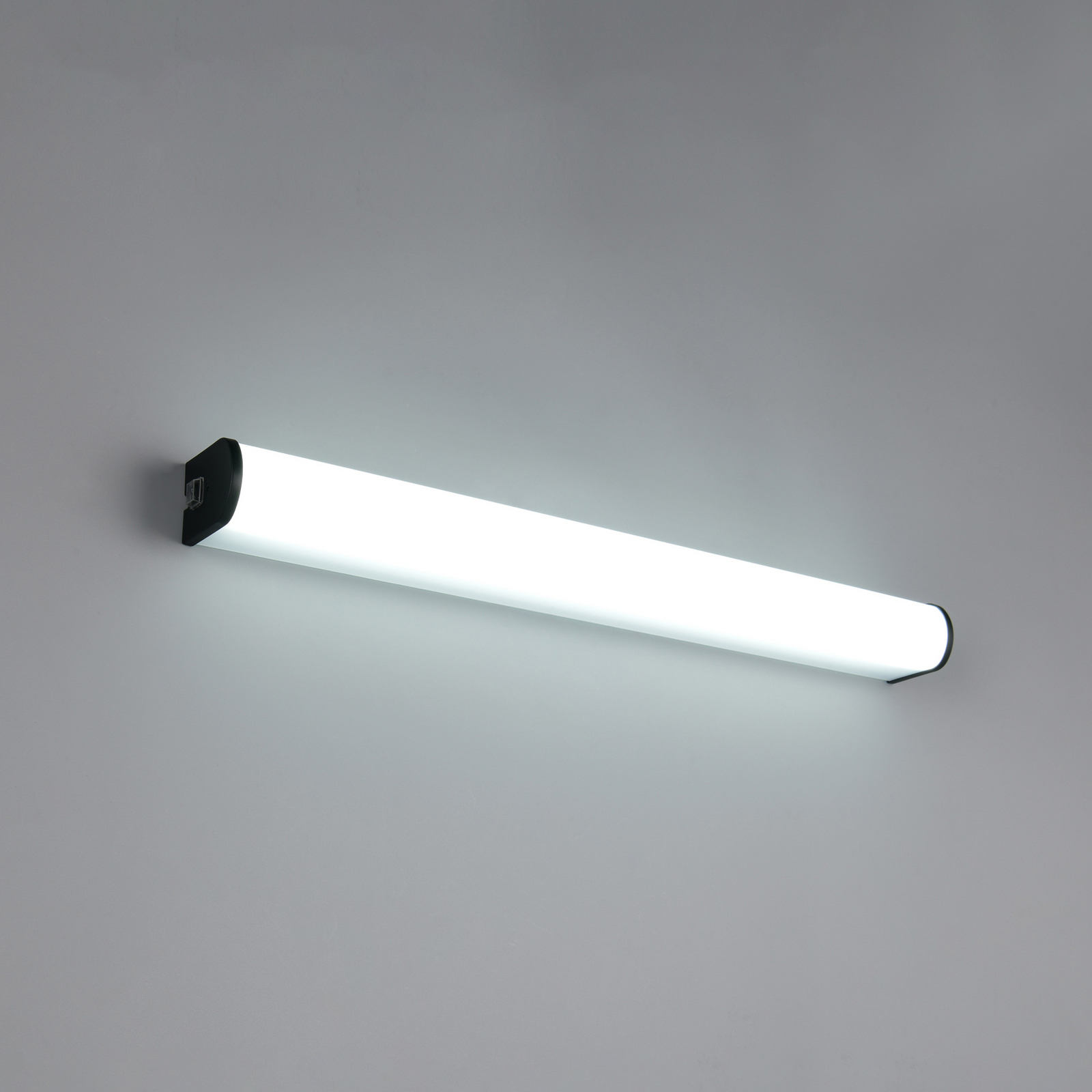 LED sienas lampa „Giacomo“, platums 60 cm, melna, metāla, IP44 LED sienas lampa „Giacomo“, platums 60 cm, melna, metāla, IP44