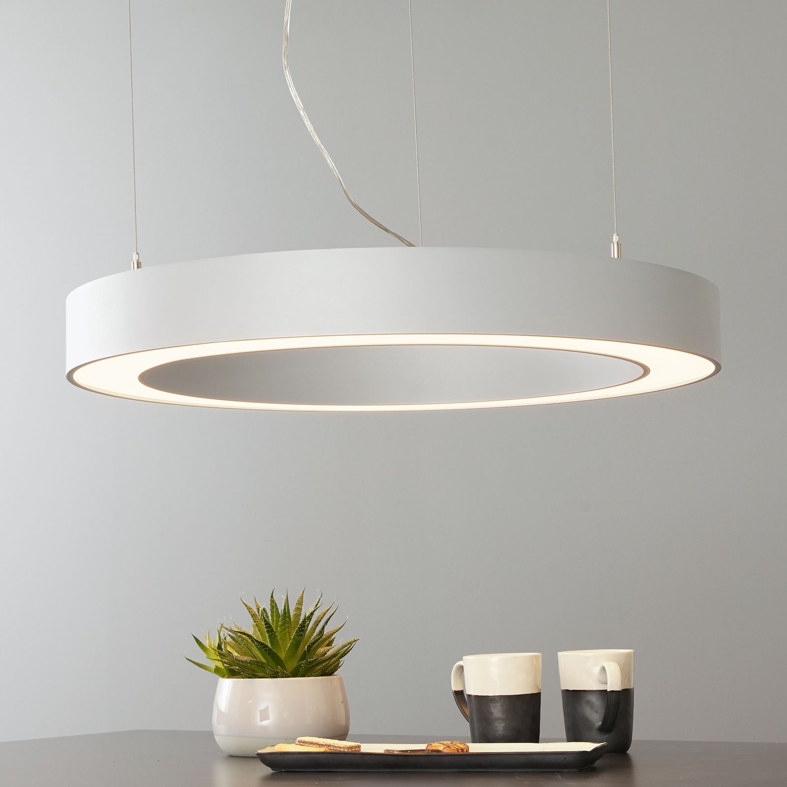 Arcchio Pietro LED hanglamp zilver Ø 70cm