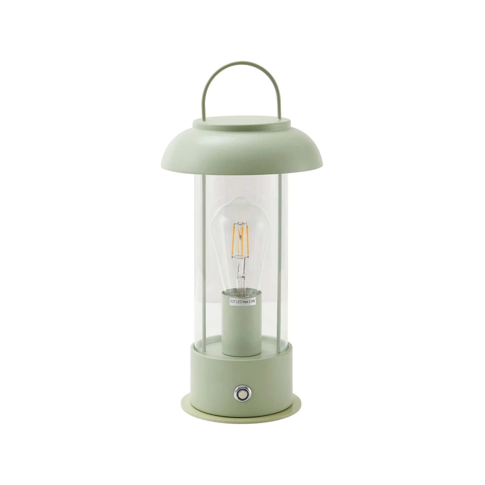 Lindby lampe de table rechargeable Yvette, vert, IP44, Touchdimmer
