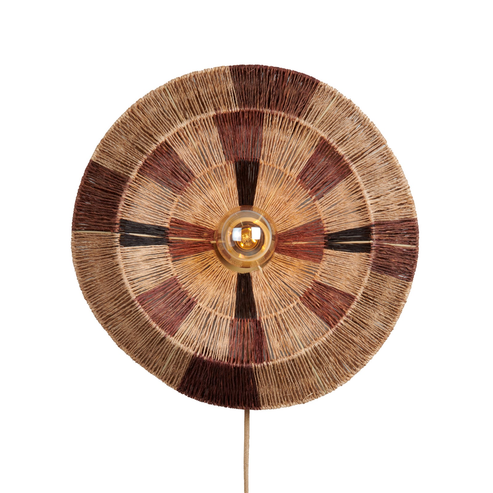 GOOD & MOJO Applique Serengeti, Ø45cm, marrone, juta, spina