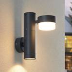 Lucande Marvella outdoor wall light, two-bulb
