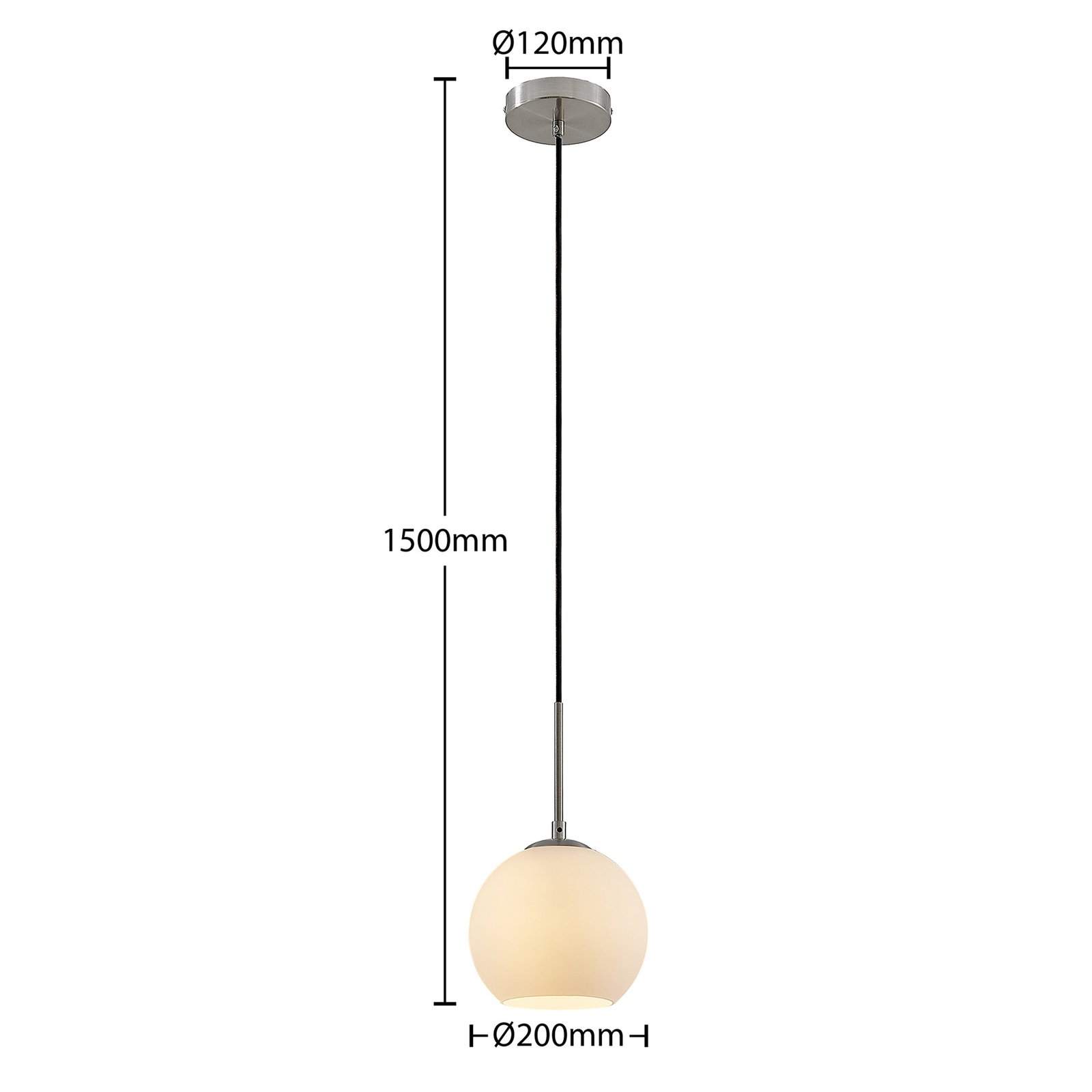 Jurian Suspension Nickel/Opal - Lindby