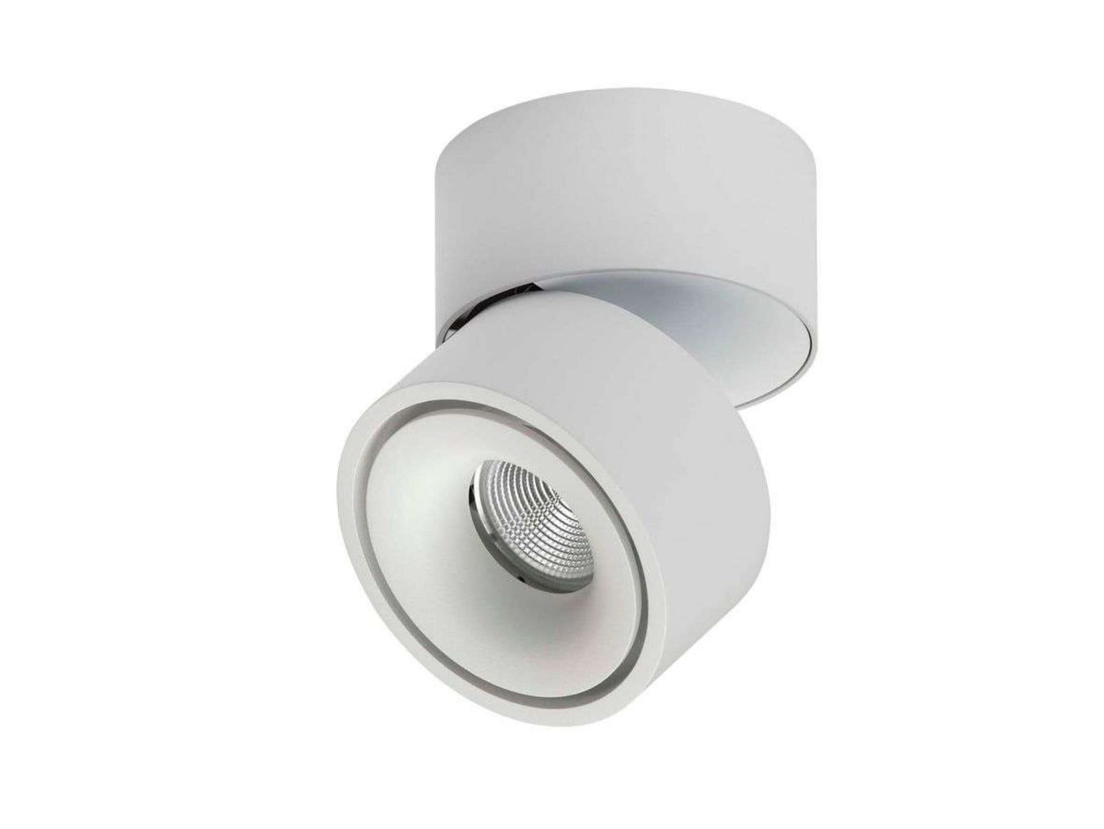 Easy W100 LED-spot, 2700K, 10,5 cm, hvid ANTIDARK - Stue - Aluminium