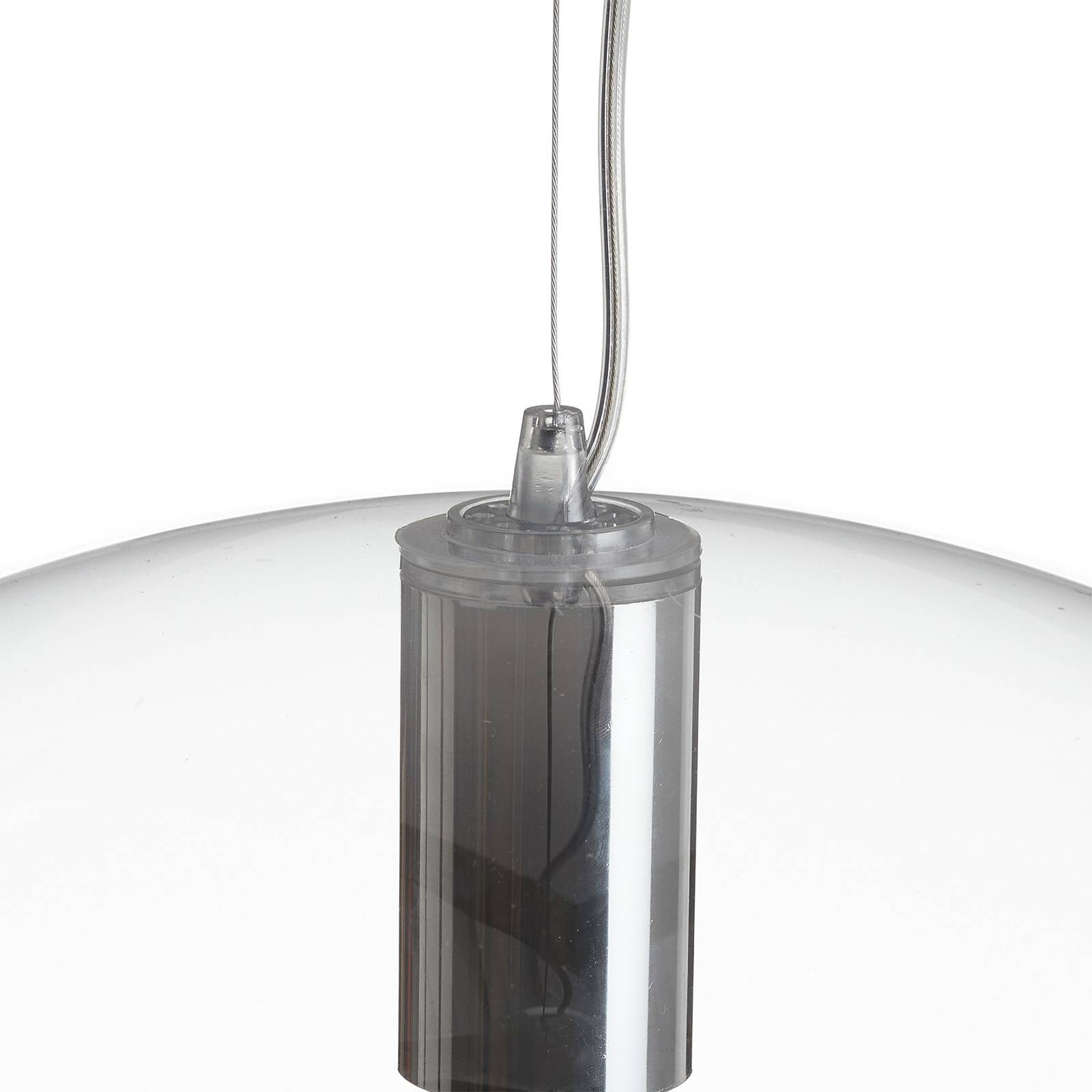 Kartell FL/Y – lampa wisząca LED, przezroczysta