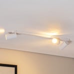Deckenstrahler Mono III, 3-flammig, weiß, 84 cm lang, GU10