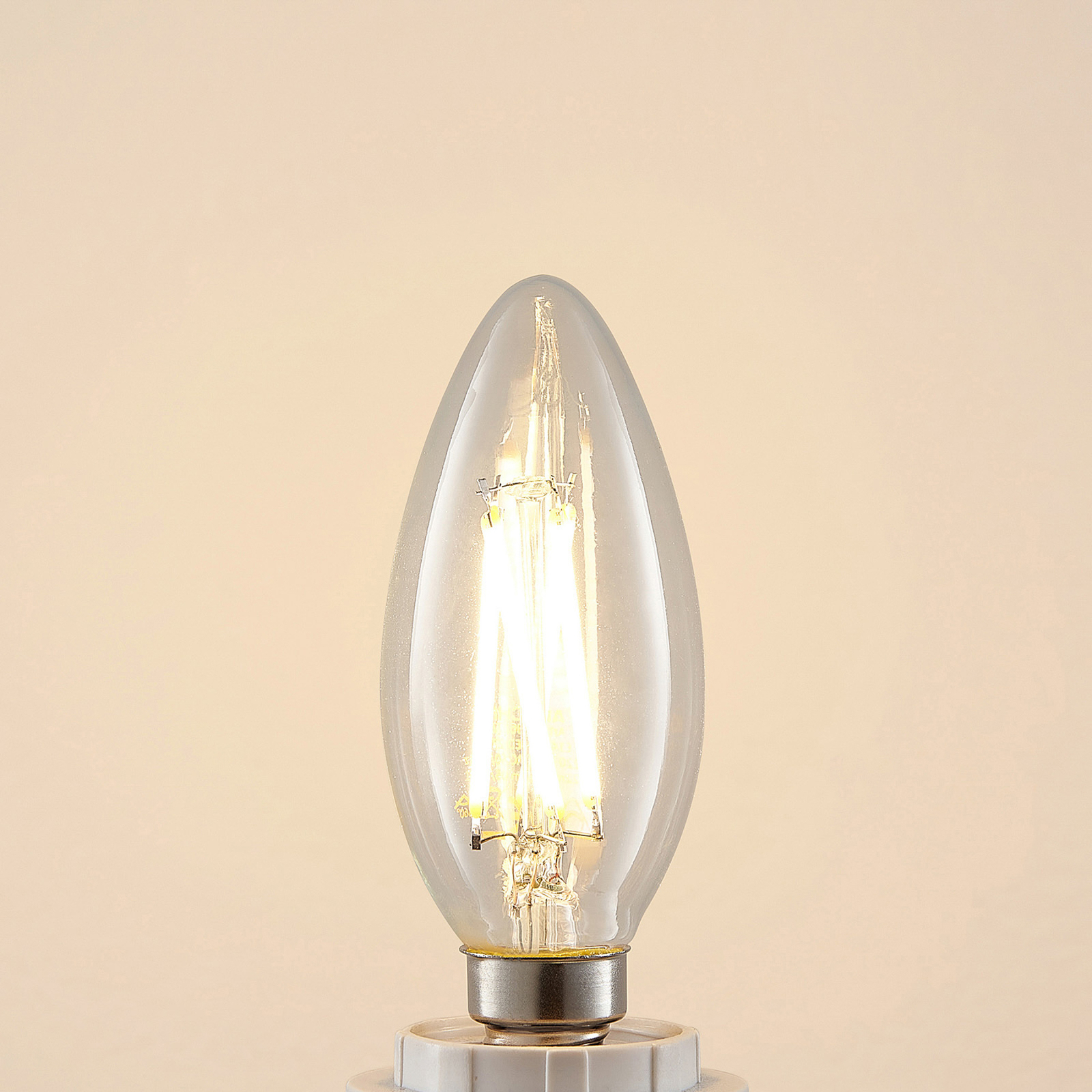 LED žiarovka E14 4W 827 sviečka stmievateľná 3 ks