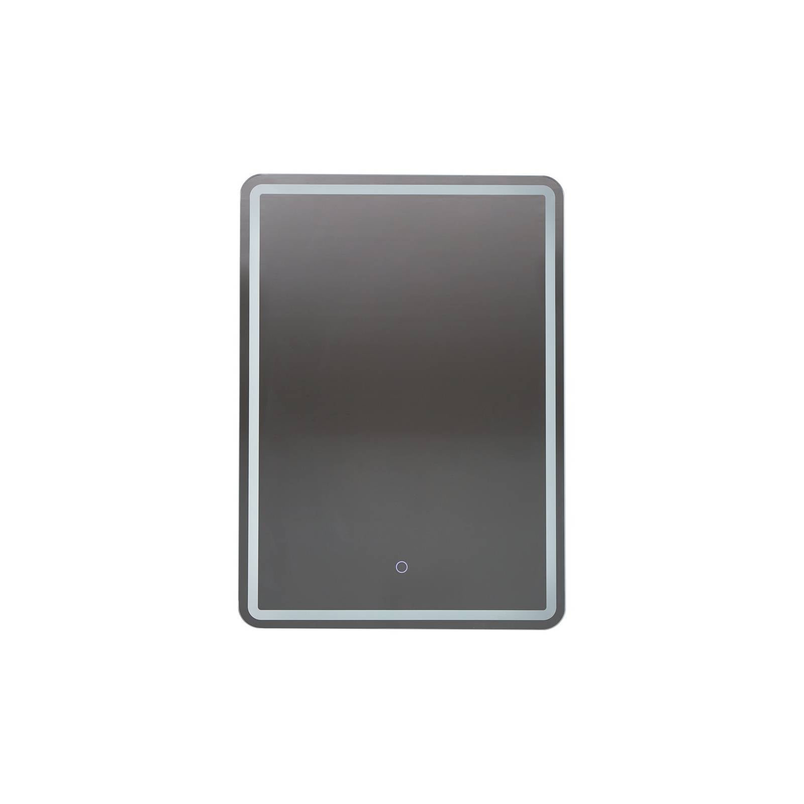 Lucande LED-Spiegel Celestiel, eckig, beheizbar, CCT, 70 cm
