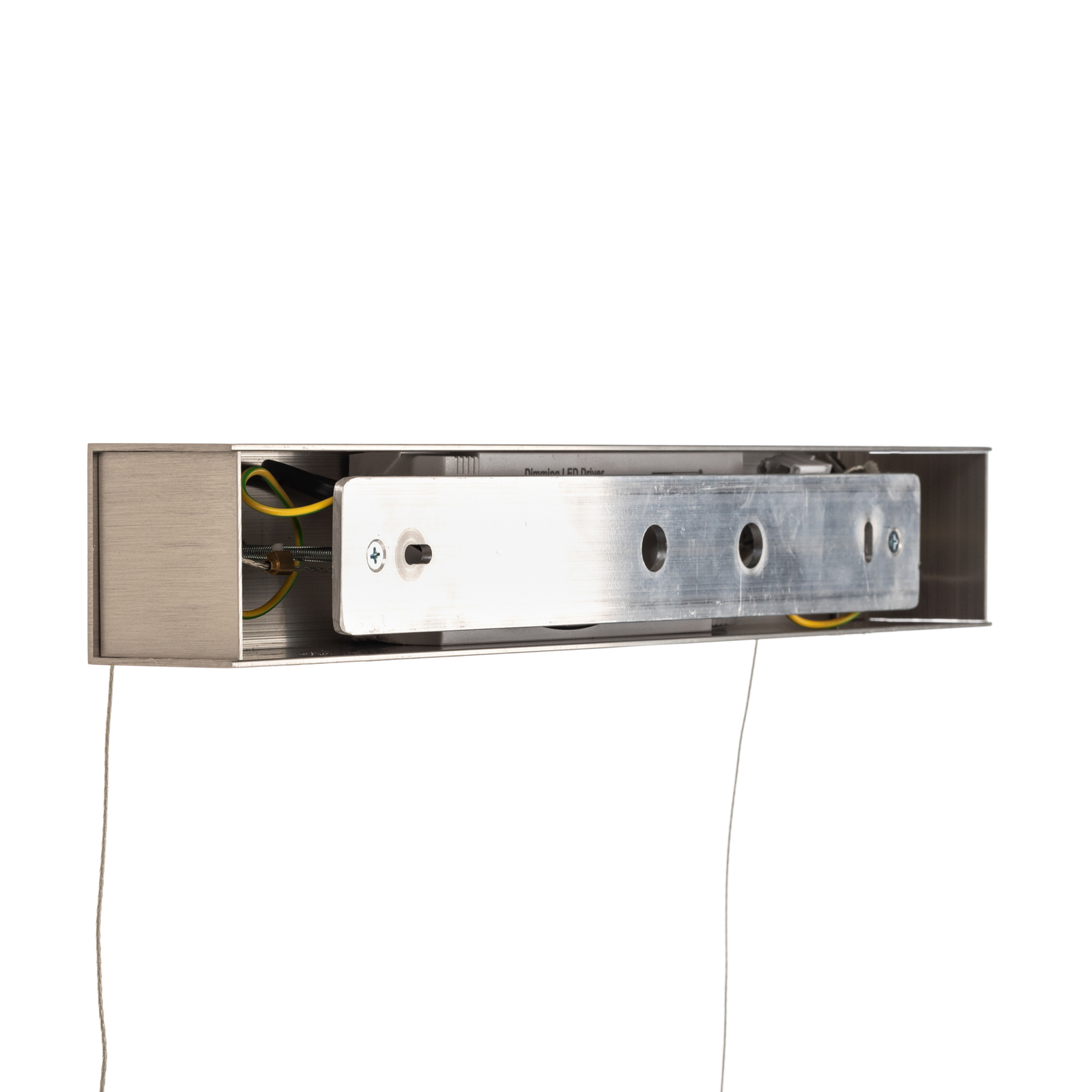 Quitani Zino suspension LED ardoise dorée 114 cm