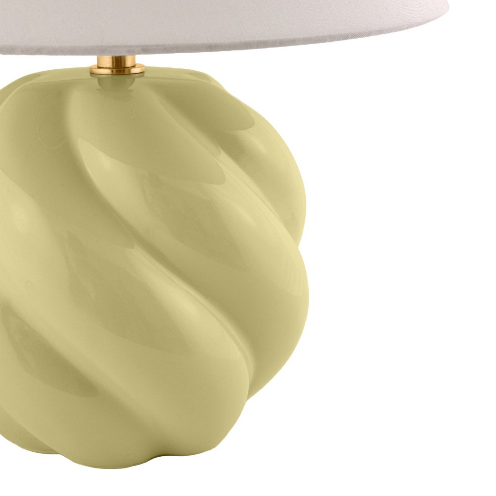 DAHLIA pöytälamppu, beige/keltainen, korkeus 31 cm - Globen Lighting