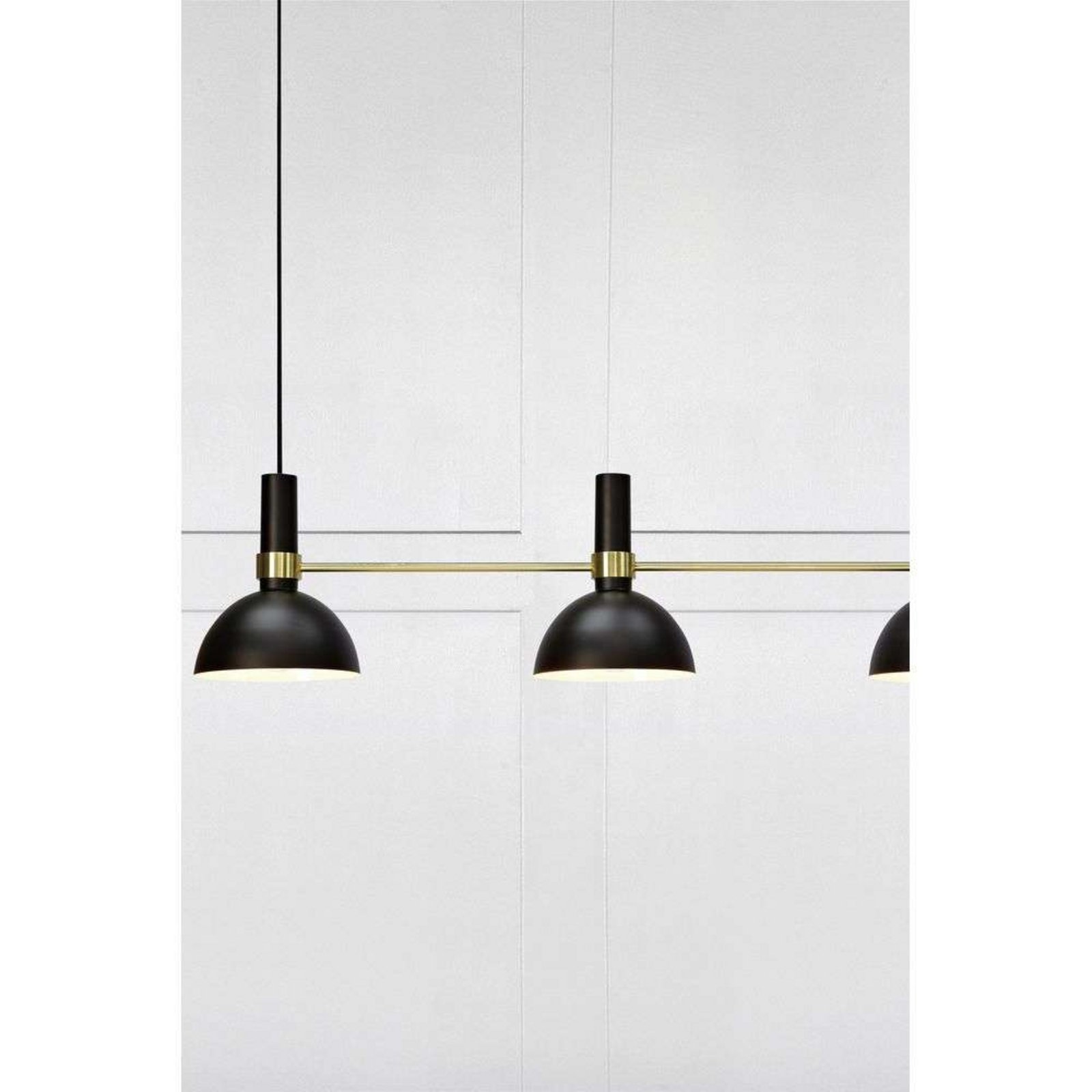 Larry 3 Lustră Pendul Black/Brushed Brass - Markslöjd