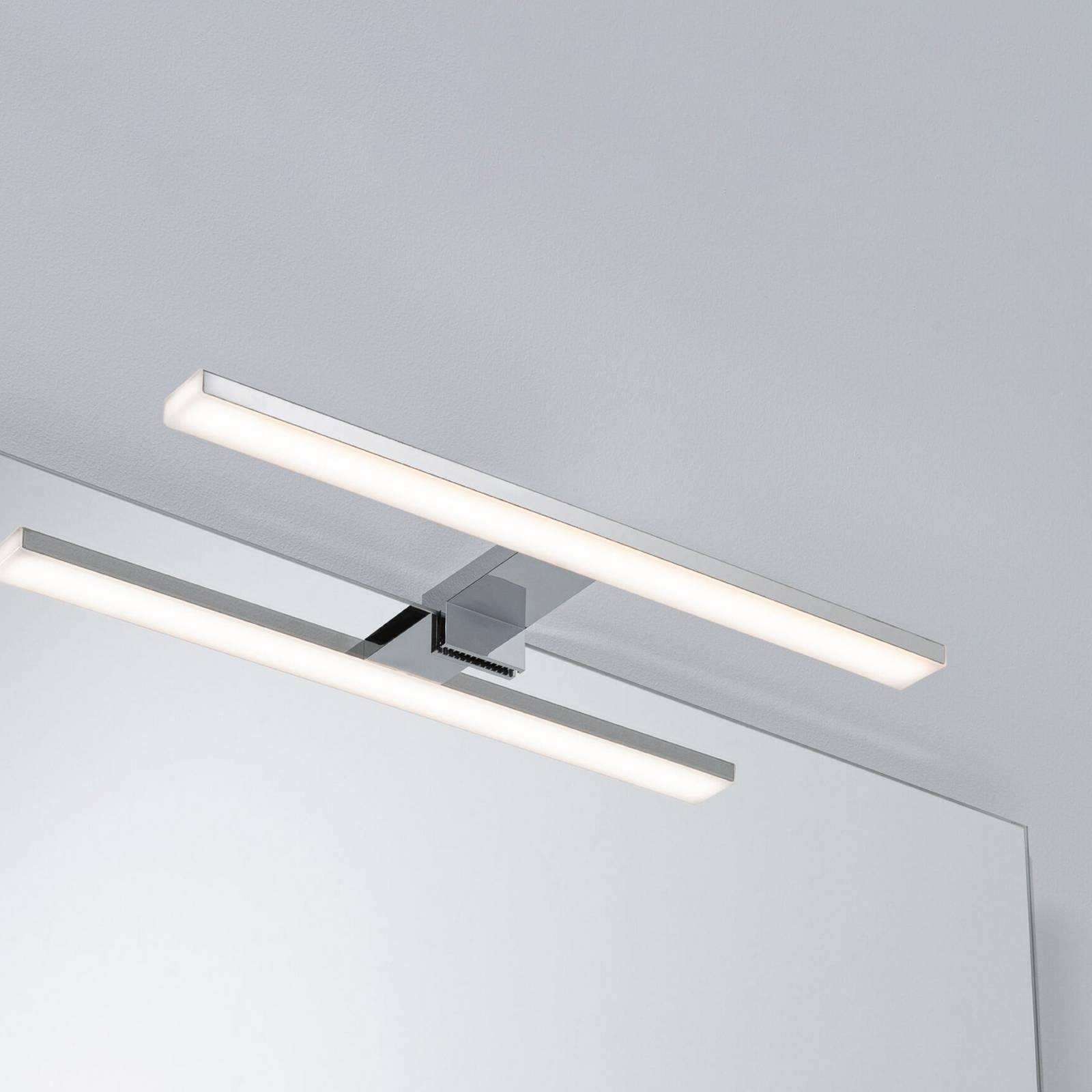 Oświetlenie lustra LED Paulmann Evie, chrom, 40 cm, IP44