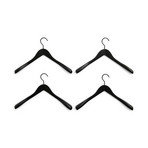 Umerare Smooth, negru, set de 4 bucăți, lemn de fag - HAY