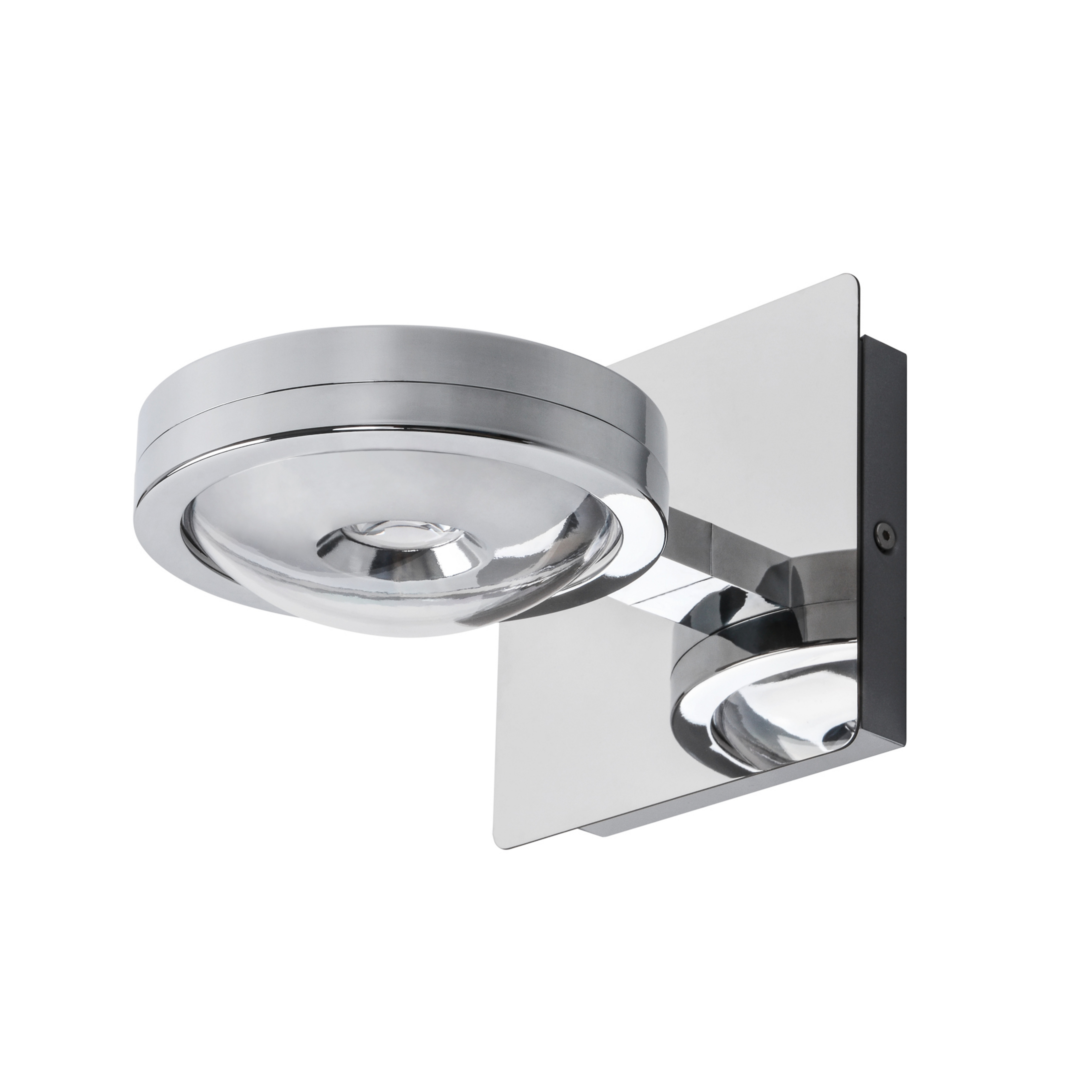 Megatron Solo Punto LED sienas lampa, hroms