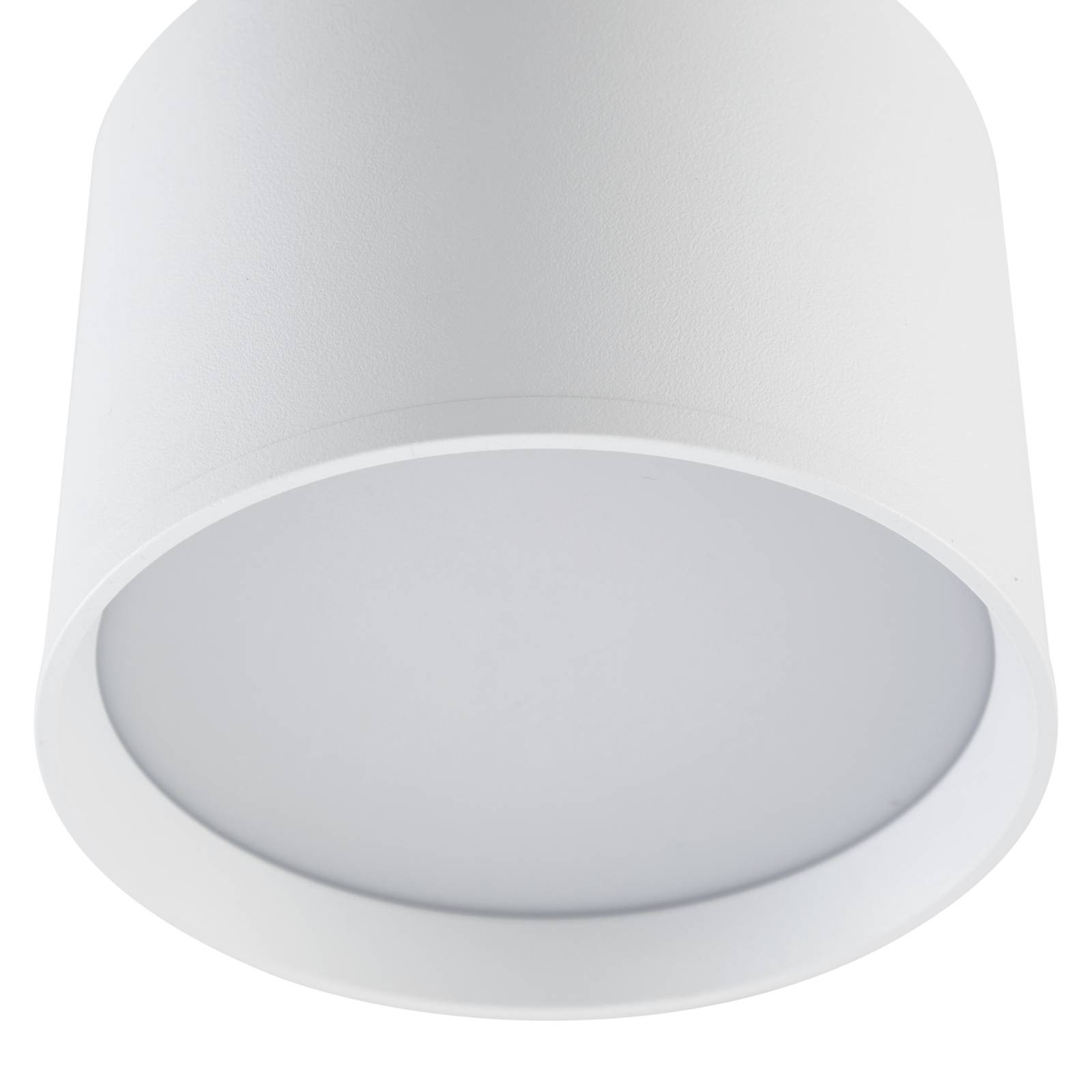 Reflektor LED Lindby Nivoria, Ø 12 cm, 15 W, biały, metalowy