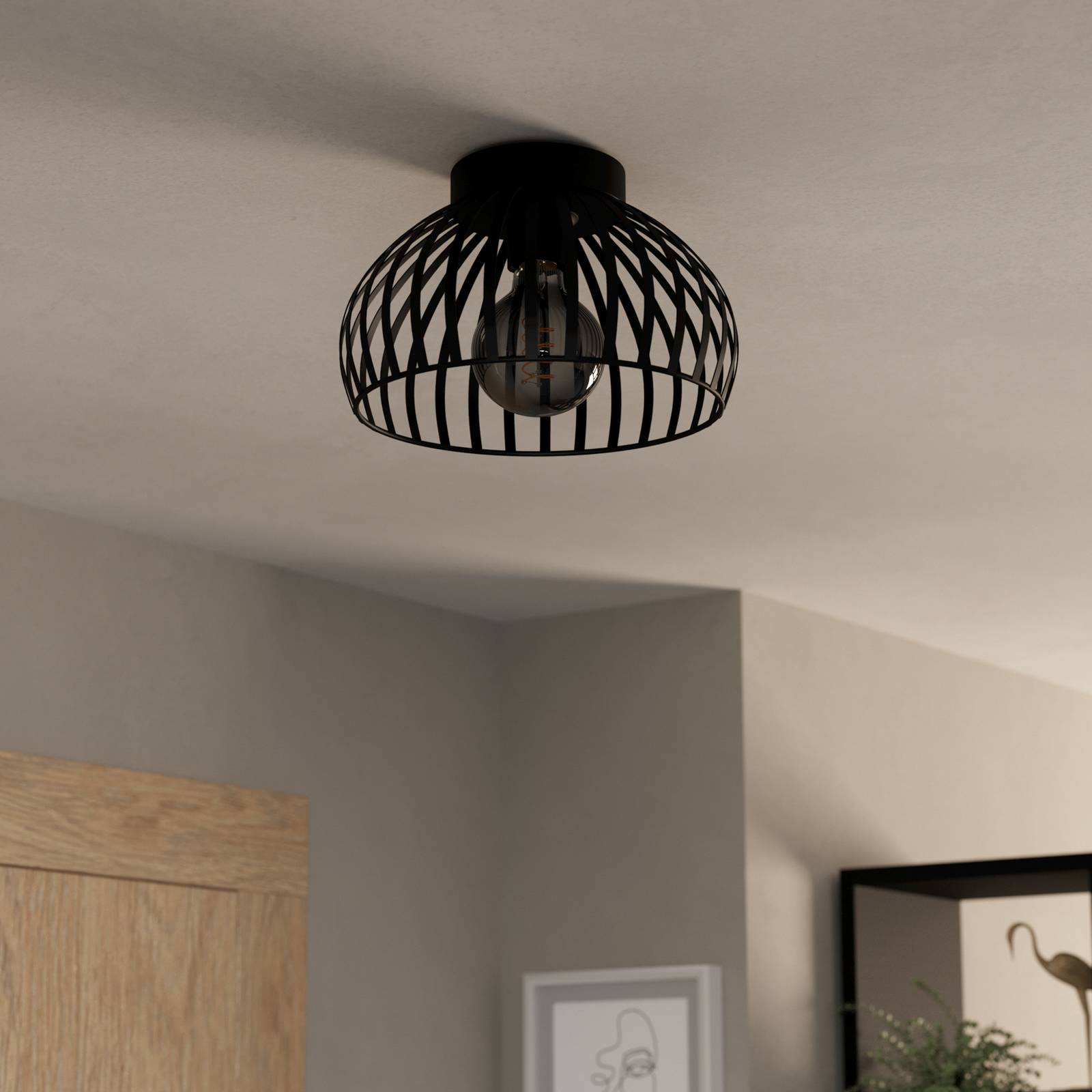 EGLO Mogano 3 lampa sufitowa klatkowy klosz, Ø28cm