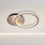 Plafón LED Specs, color crema, longitud 45 cm, hierro/acrílico