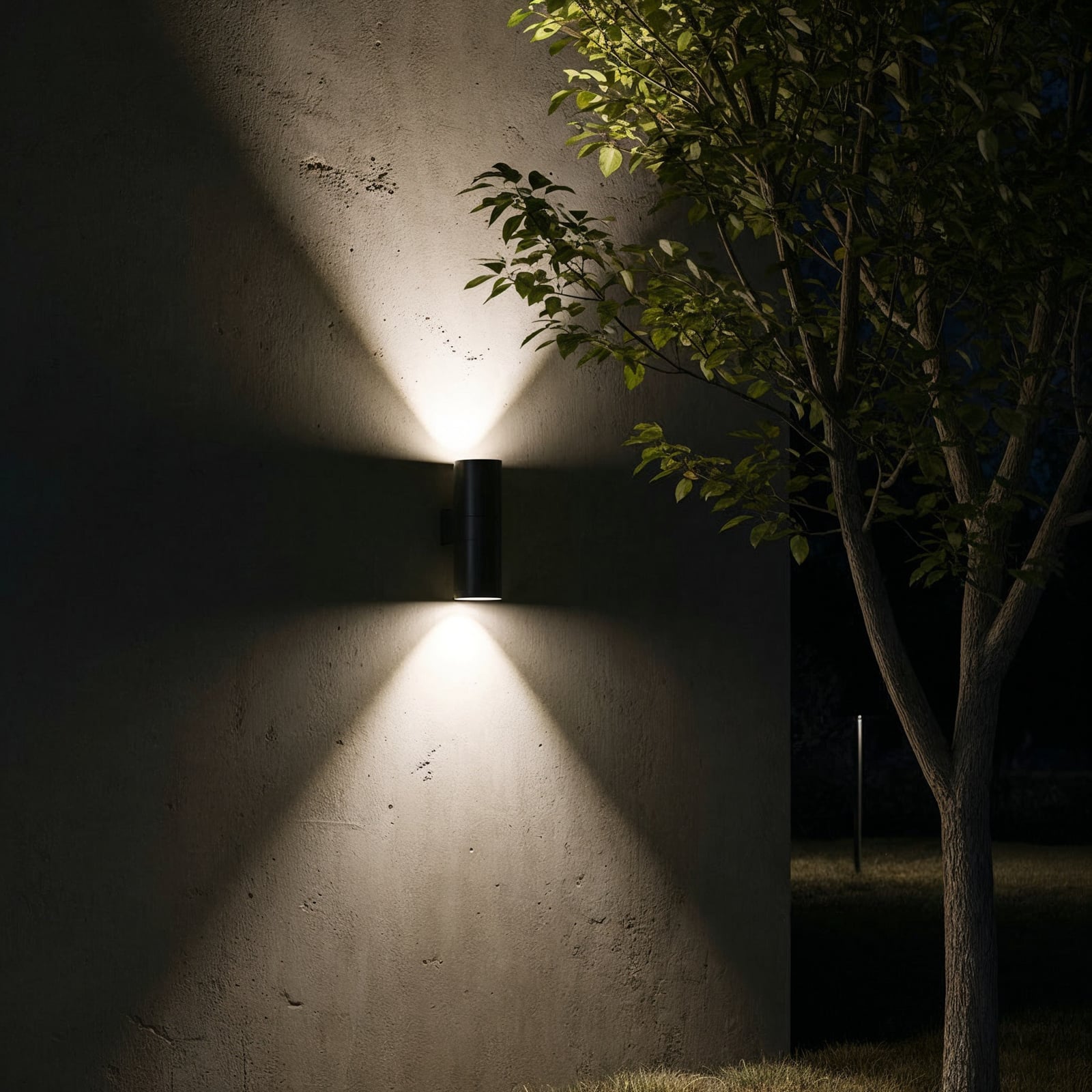 Ideal Lux външна стенна лампа Gun антрацитен алуминий, Ø 11 cm, Ideal Lux външна стенна лампа Gun антрацитен алуминий, Ø 11 cm,