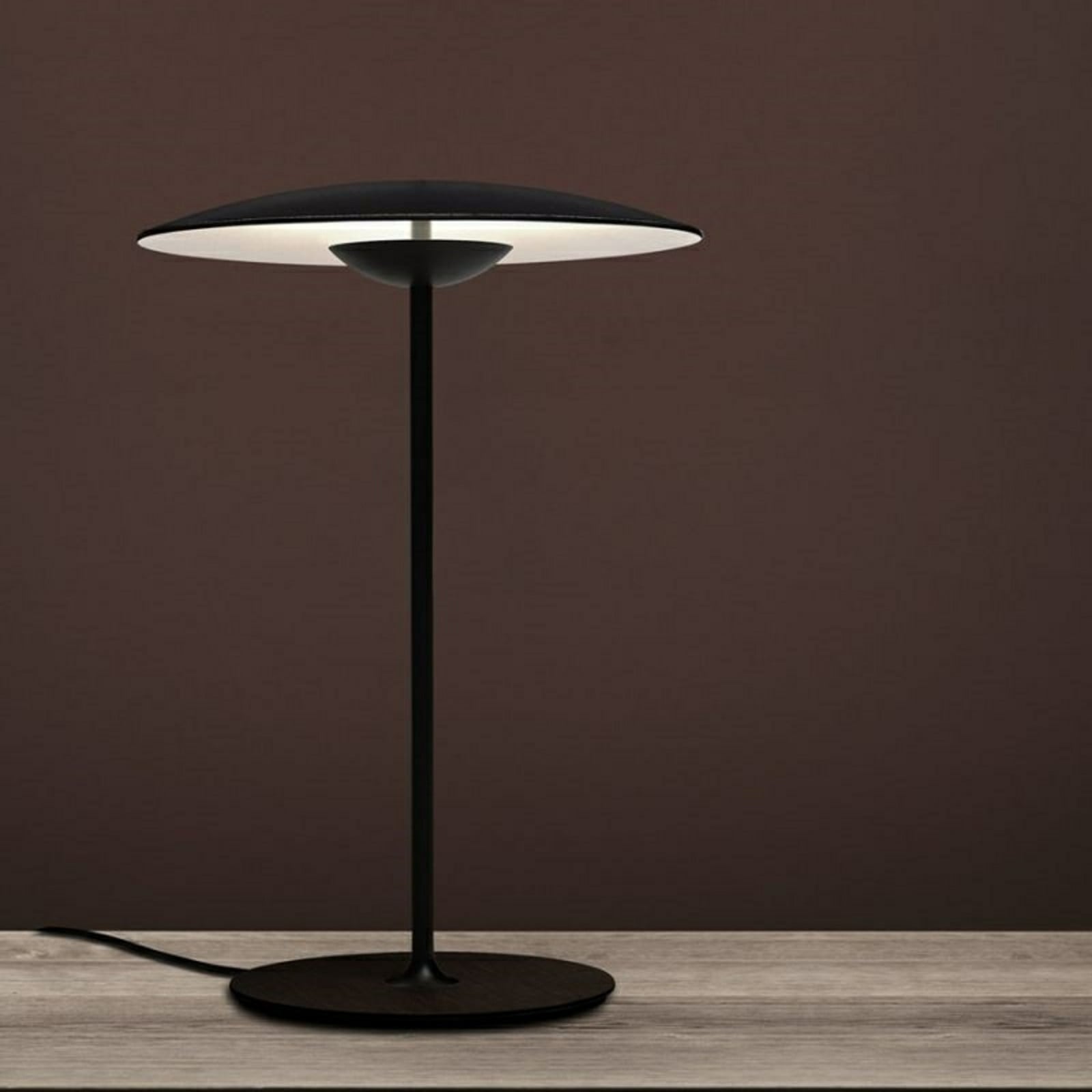 Ginger S Bordslampa Oak MARSET - Vardagsrum - Aluminium