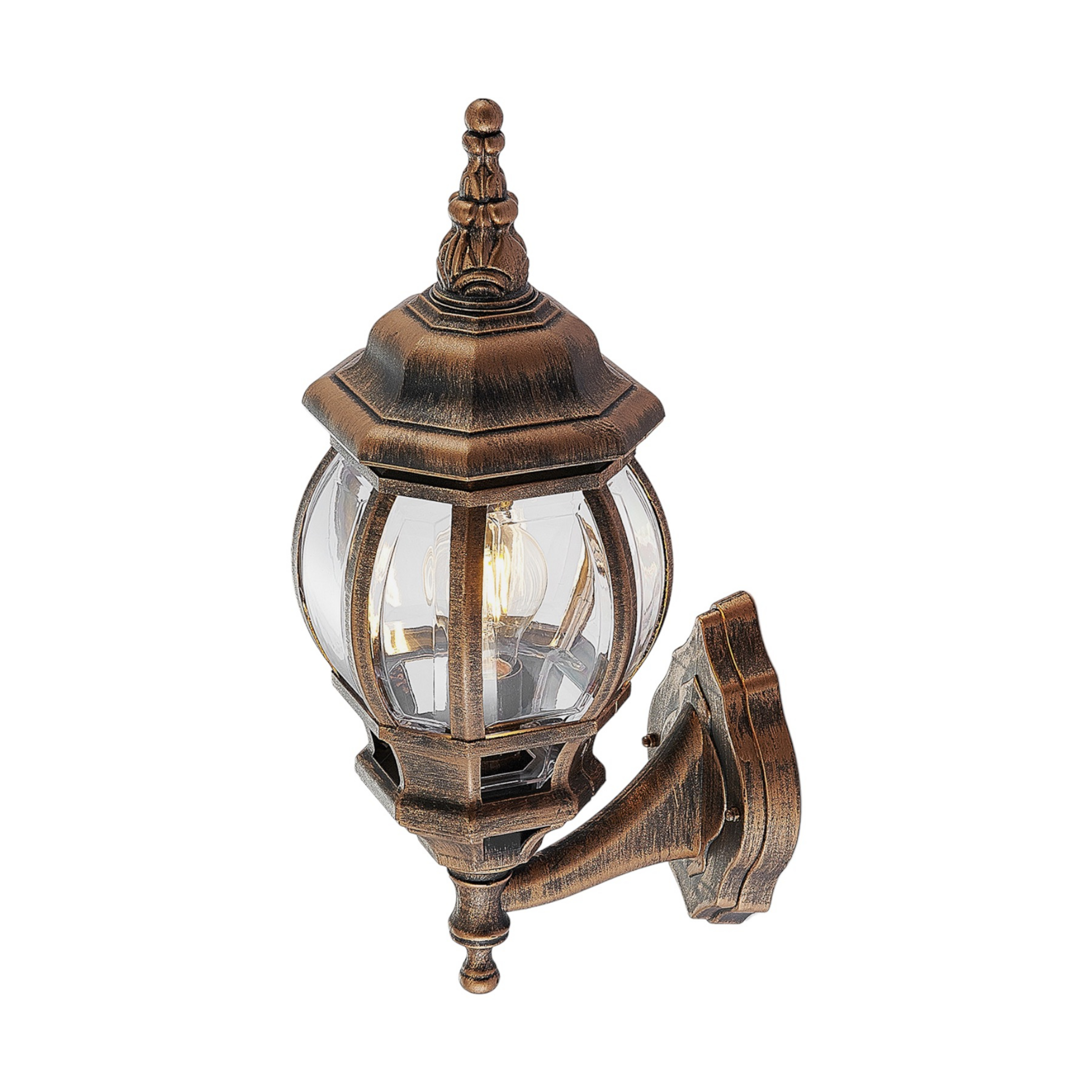 Nadesha Außen Wandleuchte Brushed Gold - Lindby