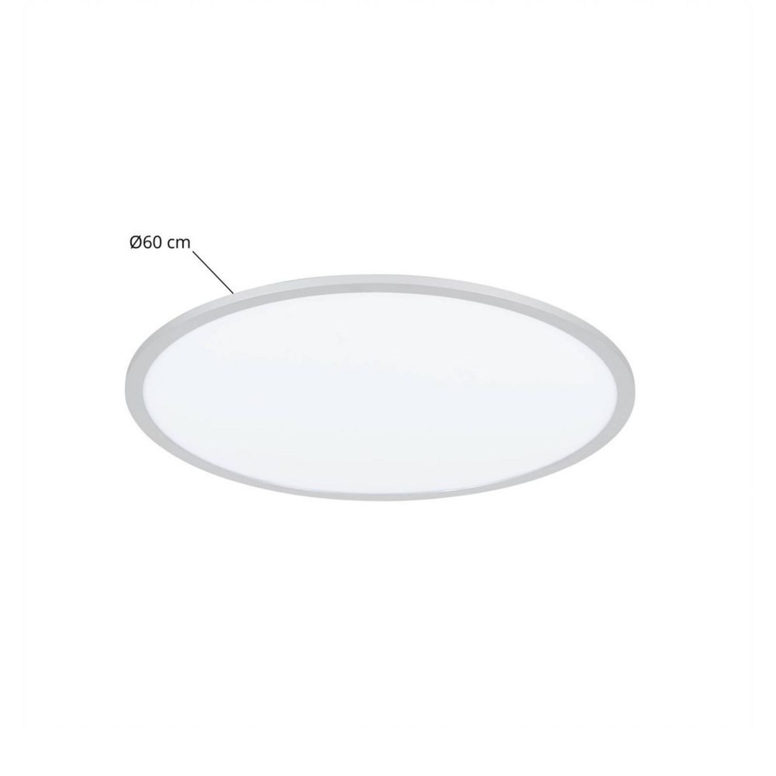 Narima LED Plafonieră 4.000K Ø60 White/Silver - Lindby