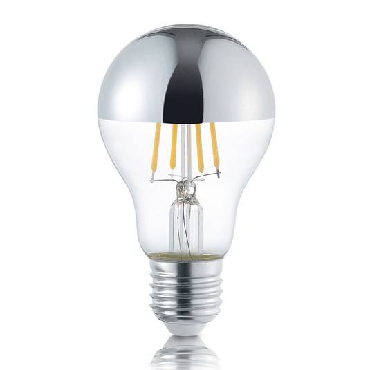 LED veidrodinė lempa E27 4W, šiltai balta
